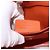 Borsa Salvatore Ferragamo Gancini in Pelle 2 modi Arancione Argento Auth 191599A - vista 23