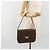 Céline Borsa a Spalla CELINE Macadam Canvas PVC Pelle Marrone Oro Auth 190905A D'oro - vista 25