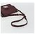 Borsa a Spalla Miu Miu in Pelle Bordeaux Argento Auth BA13896A Bordò - vista 7