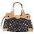 LOUIS VUITTON Borsa Tote Ursula Monogram Multicolor Black M40124 LV Auth ka5202V Nero - vista 3