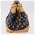 LOUIS VUITTON Borsa Tote Ursula Monogram Multicolor Black M40124 LV Auth ka5202V Nero - vista 5