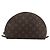 LOUIS VUITTON Monogram Trousse Demi Ronde Cosmetic Pouch M47520 LV Auth BA13889 Monogramma - vista 13