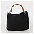 Borsa a Spalla GUCCI Bamboo Nylon 2 Set Black Auth 187896 Nero - vista 2