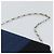 CHANEL Choco Bar Line Chain Shoulder Bag Satin Navy Silver CC Auth mr2769 Silber Marineblau - Ansicht 8