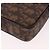 Pochette Christian Dior Trotter Canvas PVC Marrone Argento Auth 190629V - vista 12