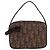 Pochette Christian Dior Trotter Canvas PVC Marrone Argento Auth 190629V - vista 2