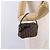 Pochette Christian Dior Trotter Canvas PVC Marrone Argento Auth 190629V - vista 20