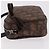 Pochette Christian Dior Trotter Canvas PVC Marrone Argento Auth 190629V - vista 5