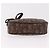 Pochette Christian Dior Trotter Canvas PVC Marrone Argento Auth 190629V - vista 9