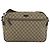 Borsa a Spalla GUCCI GG Supreme PVC Beige Oro 211107 Auth BA13796A D'oro - vista 2