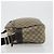 Borsa a Spalla GUCCI GG Supreme PVC Beige Oro 211107 Auth BA13796A D'oro - vista 5