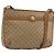 Céline Borsa a tracolla CELINE Macadam PVC Pelle Beige Oro Autentica 191017A D'oro