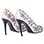 Décolleté Alexander Mcqueen in pelle con intagli floreali Bianco - vista 3