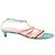 Dolce & Gabbana Multicolor Strap Sandals with Low Kitten Heel Multiple colors