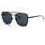 Chanel, Schwarze Aviator-Sonnenbrille mit Muster
