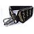 Fendi, raffia and python leather shoulder strap Black Red Yellow - view 7