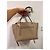 Céline Celine Belt Borsa pelle granulata beige - vista 2