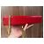 Saint Laurent YSL Bolso de mano de cuero rojo efecto cocodrilo Roja - vista 3