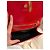 Saint Laurent YSL Bolso de mano de cuero rojo efecto cocodrilo Roja - vista 4