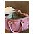 Borsa Gucci Boston in pelle rosa monogramma - vista 4