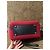 Céline Celine Belt Bag Borsa lana rossa e pelle nera Nero Rosso - vista 3