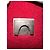 Céline Celine Belt Bag Borsa lana rossa e pelle nera Nero Rosso - vista 7