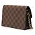 Borsa a Spalla Louis Vuitton Damier Portefeuille Vavin Chain Marrone Nero - vista 2
