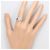 Autre Marque PT850 Platinring mit Diamant - Ansicht 7