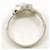 Autre Marque Platinring mit Diamant  - Ansicht 3
