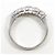 Autre Marque PT900 Platinring mit Diamant - Ansicht 3