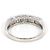 Autre Marque PT900 Platinring mit Diamant - Ansicht 4