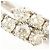 Autre Marque 18K Weißgold Diamantring Golden - Ansicht 2