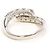 Autre Marque 18K Weißgold Diamantring Golden - Ansicht 4