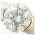 Autre Marque PT900 Platinring mit Diamant - Ansicht 2
