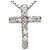 Autre Marque Collana in oro bianco 18K con diamanti rosa D'oro