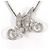 Autre Marque 18K Weißgoldkette mit Diamant Golden
