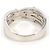Autre Marque 18K Weißgold-Ring mit Diamant Golden - Ansicht 4