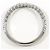 Autre Marque Elegante anillo de banda de oro blanco de 18K y diamantes Dorado - vista 3