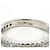 Autre Marque Elegante anillo de banda de oro blanco de 18K y diamantes Dorado - vista 5