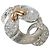 Autre Marque 14K Pink and White Gold Band Ring with Cubic Zirconia Golden
