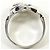 Autre Marque 14K Pink and White Gold Band Ring with Cubic Zirconia Golden - view 2