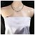 Autre Marque Elegante collana in oro bianco 18K e diamanti D'oro - vista 7