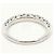 Autre Marque PT900 Platinring mit Diamant - Ansicht 4