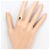 Autre Marque K14 14K Gelbgoldring mit Ammolit-Stein Golden - Ansicht 6