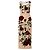 Dolce & Gabbana Vestido Midi Estampado Rosas Roja Beige