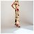 Dolce & Gabbana Vestido Midi Estampado Rosas Roja Beige - vista 5