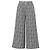 Weekend Max Mara Weite Hose mit Schwarz-Weiß-Muster aus Seide
