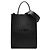 Borsa Shopping in Pelle Nera Fendi Nero
