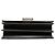 Borsa a tracolla con catena in pelle nera Saint Laurent Nero - vista 3