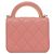 Borsa a tracolla Chanel AP2845 in pelle rosa - vista 2